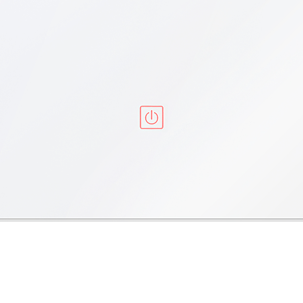 Specchio da parete a LED sospeso 70 x 90 cm rettangolare moderno vintage vanity bagno trucco camera da letto