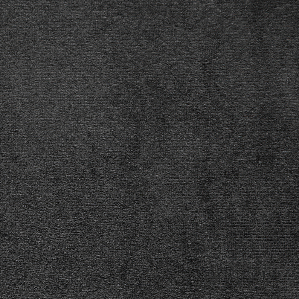 Divano in velluto Nero in legno massello con cuscini a 3 posti