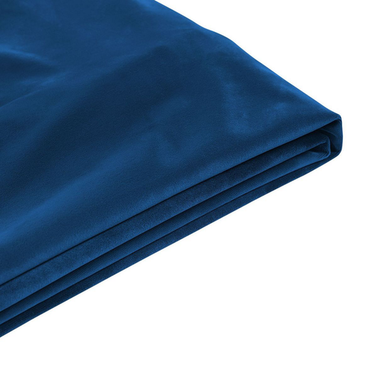 Copri Letto Velluto Blu per Letto 160 x 200 cm Sfoderabile Lavabile