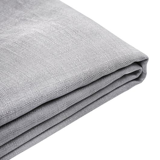 Copri Letto Tessuto Grigio Chiaro per Letto 180 x 200 cm Sfoderabile Lavabile