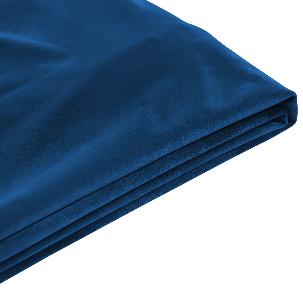 Copri Letto Velluto Blu per Letto 180 x 200 cm Sfoderabile Lavabile