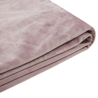 Copri Letto Velluto Rosa per Letto 180 x 200 cm Sfoderabile Lavabile