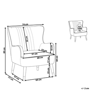Sedia Wingback Velluto Verde Smeraldo Gambe Nere Rivestite Con Schienale A Canale Design