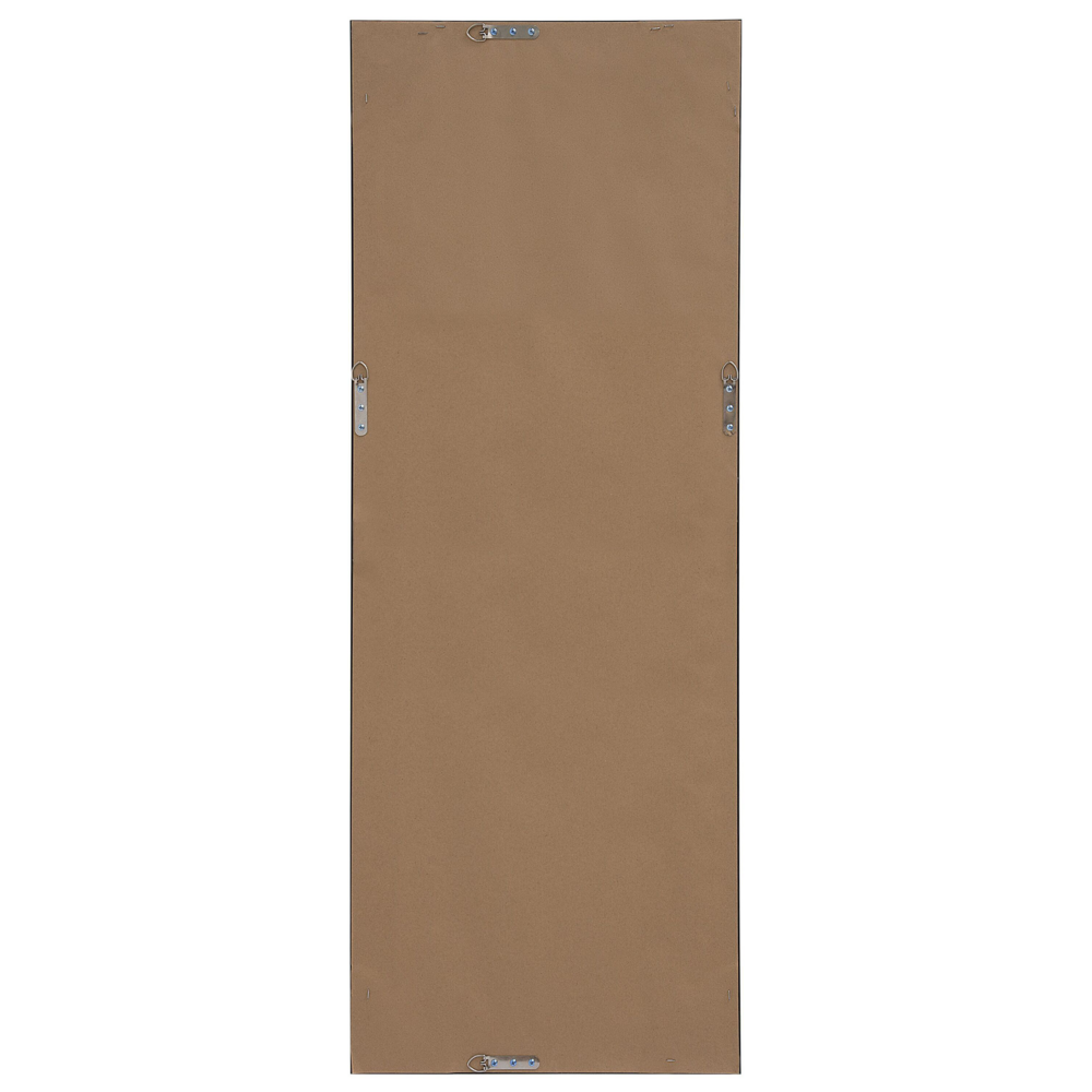 Specchio da Parete in Ottone da Appendere 50 x 130 cm Rettangolare Moderno Vintage