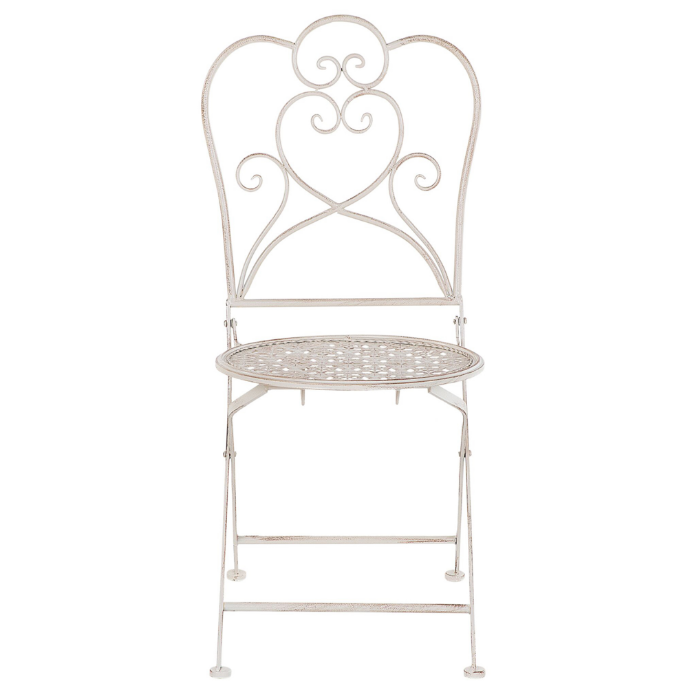 Set Bistrot Beige Tavolo 2 Sedie in stile Chic Francese