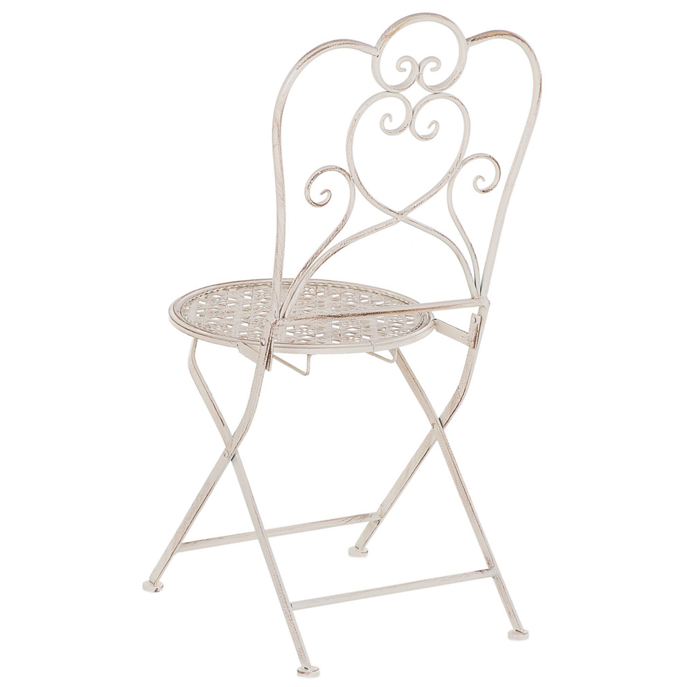 Set Bistrot Beige Tavolo 2 Sedie in stile Chic Francese