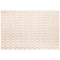 Tappeto Beige Viscosa 160 x 230 cm Motivo Geometrico Tessuto a Mano Flatweave