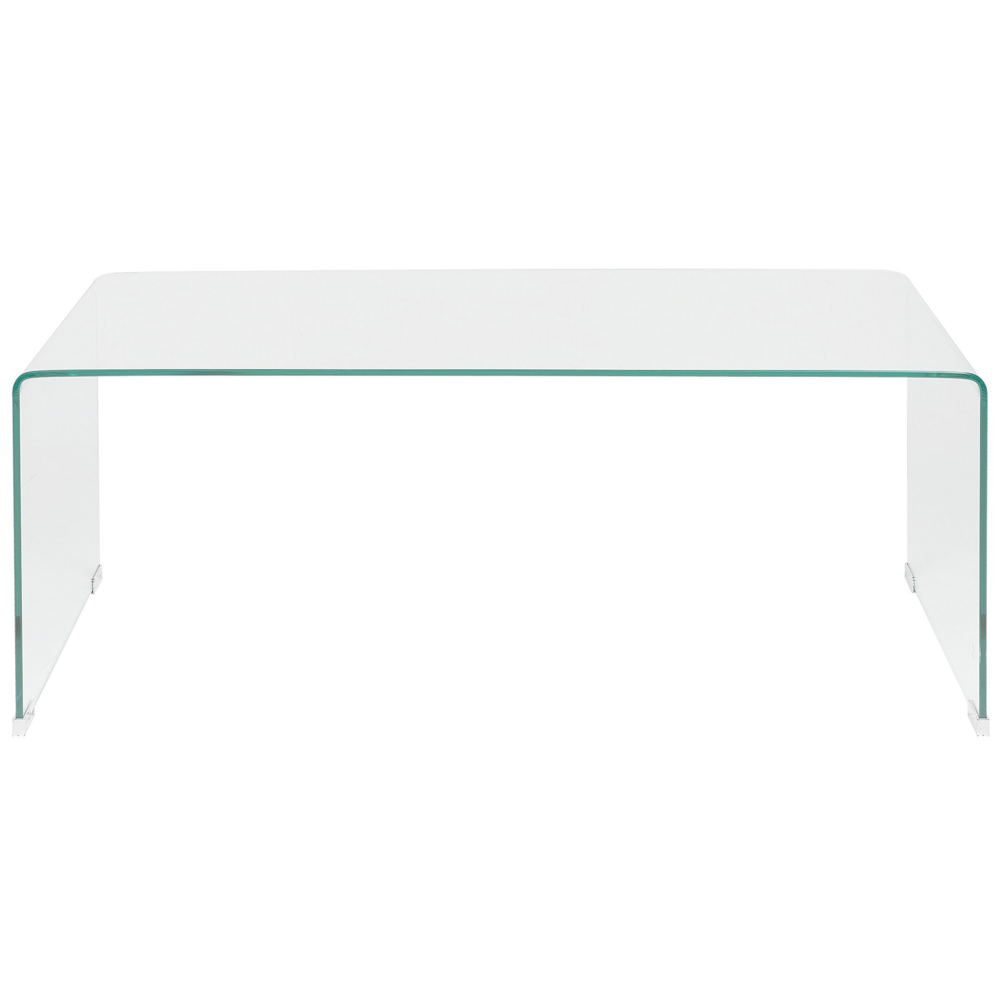 Tavolino Trasparente 100 x 50 cm Rettangolare stile Minimalista