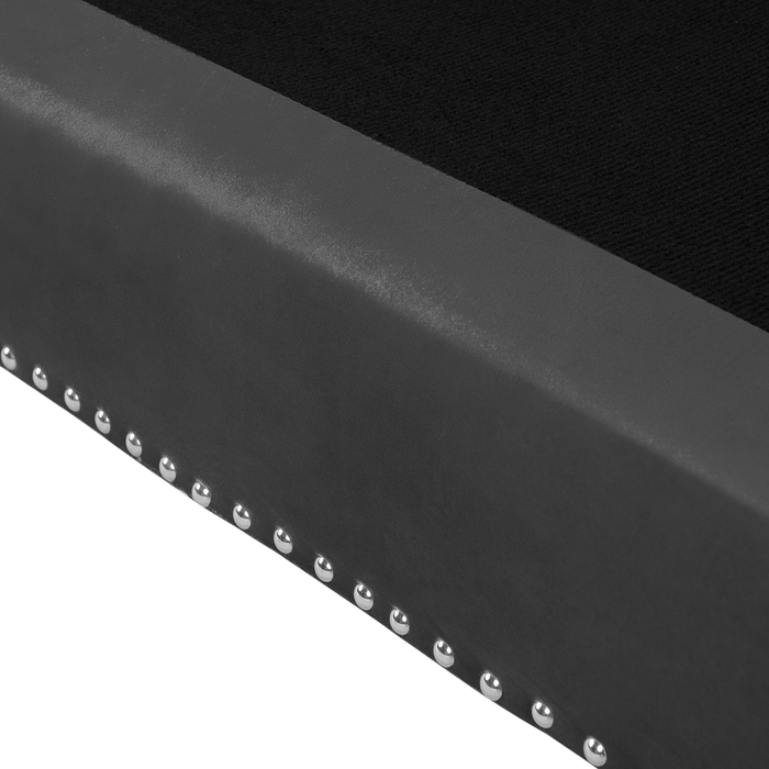 Divano in velluto a 3 posti glamour grigio scuro con bottoni sullo schienale