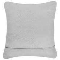 Cuscino Decorativo Grigio Cotone Macramè 45 x 40 cm Corda Boho Retro Decor Accessori