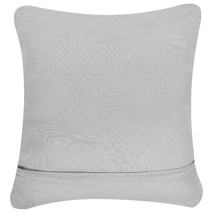 Cuscino Decorativo Grigio Cotone Macramè 45 x 40 cm Corda Boho Retro Decor Accessori