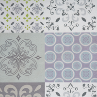 Tappeto tappetino Tessuto Multicolore 80 x 150 cm Patchwork Rettangolare costiero