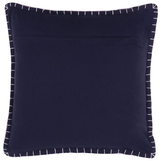 Cuscino decorativo blu motivo geometrico 45 x 45 cm accessori per arredamento glamour vintage invecchiato