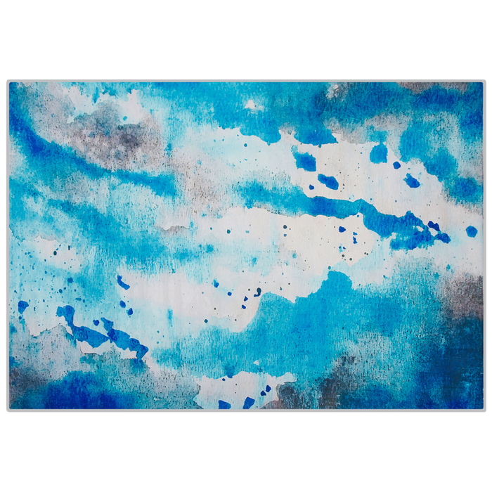 Tappeto tappetino Tessuto Multicolore 160 x 230 cm Motivo Acquerello Astratto Moderno