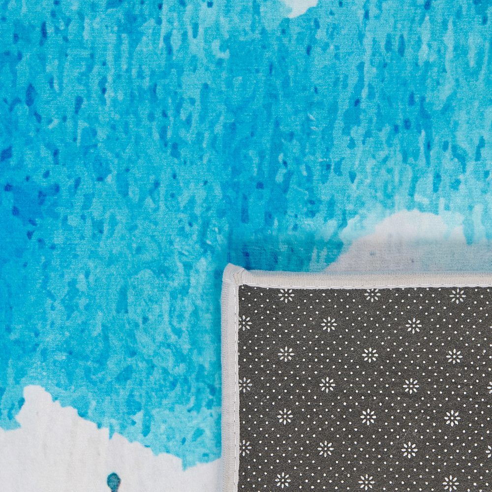 Tappeto tappetino Tessuto Multicolore 160 x 230 cm Motivo Acquerello Astratto Moderno