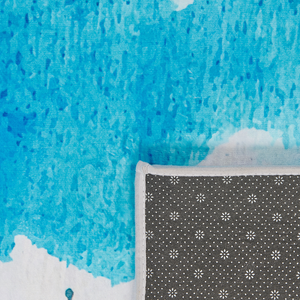 Tappeto tappetino Tessuto Multicolore 160 x 230 cm Motivo Acquerello Astratto Moderno