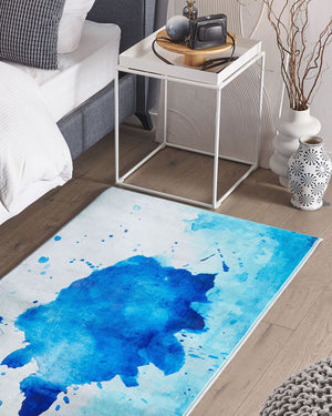 Tappeto tappetino Tessuto Multicolore 80 x 150 cm Splatter Stampa Astratta Moderna