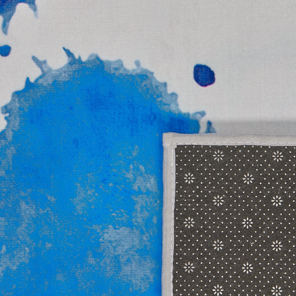 Tappeto tappetino Tessuto Multicolore 80 x 150 cm Splatter Stampa Astratta Moderna