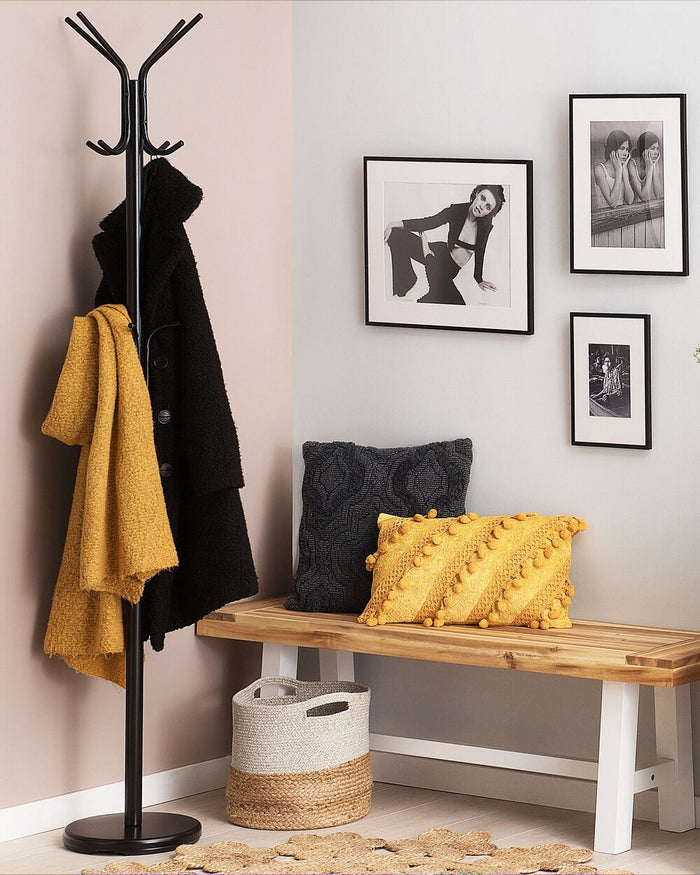 Appendiabiti Attaccapanni autoportante in acciaio Nero Ingresso industriale moderno