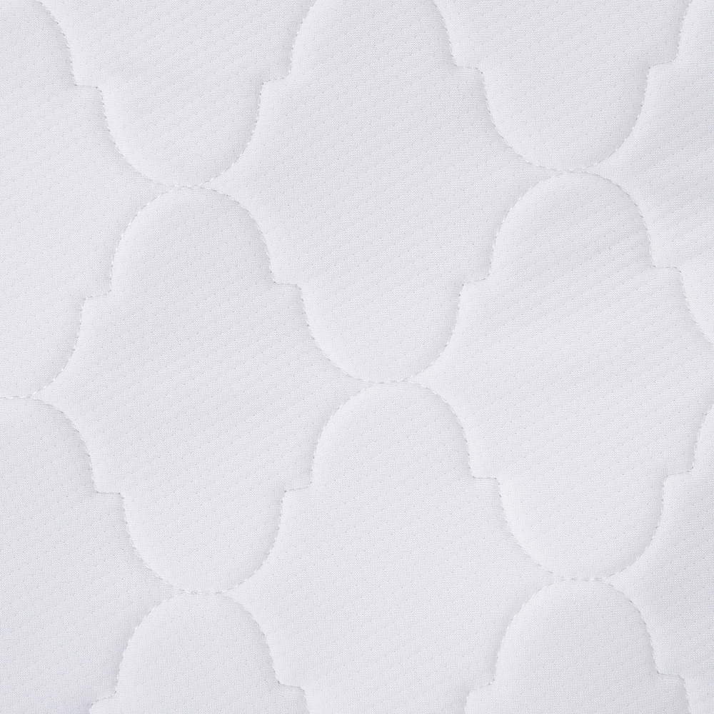 Materasso a molle insacchettate Tessuto bianco 80 x 200 cm medio Firm