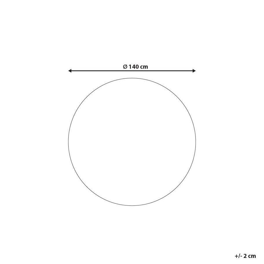 Tappeto in iuta con motivo floreale verde 140 cm Boho rustico intrecciato a foglie di Monstera con motivo stampato INCIK