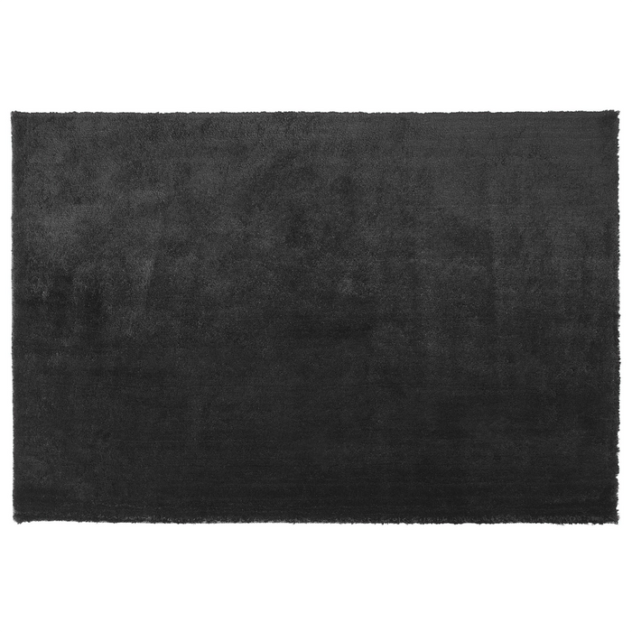 Tappeto shaggy in cotone Nero misto poliestere 200 x 300 cm soffice pelo denso