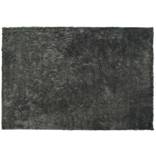Tappeto Shaggy in cotone grigio scuro in misto poliestere 200 x 300 cm soffice pelo denso