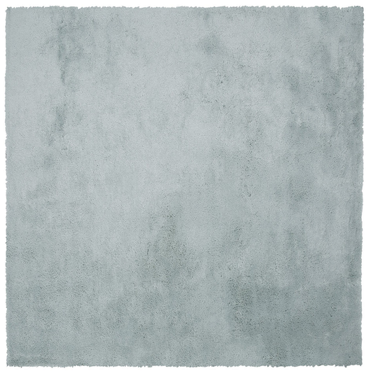 Tappeto shaggy in misto cotone e poliestere verde 200 x 200 cm soffice pelo denso