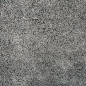 Tappeto shaggy in misto cotone e poliestere grigio 80 x 150 cm soffice pelo denso