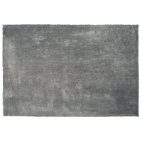 Tappeto Shaggy in misto cotone e poliestere grigio 200 x 300 cm soffice pelo denso