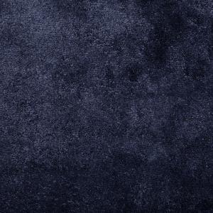 Tappeto Shaggy in cotone blu in misto poliestere 200 x 200 cm soffice pelo denso