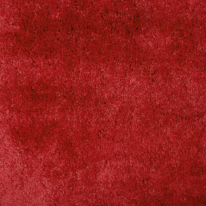 Tappeto shaggy in misto cotone e poliestere rosso 160 x 230 cm soffice pelo denso