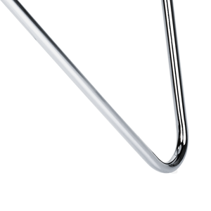 Tavolino Piano In Vetro Temperato Bianco Gambe A Forcella In Metallo Argento Forma Rotonda