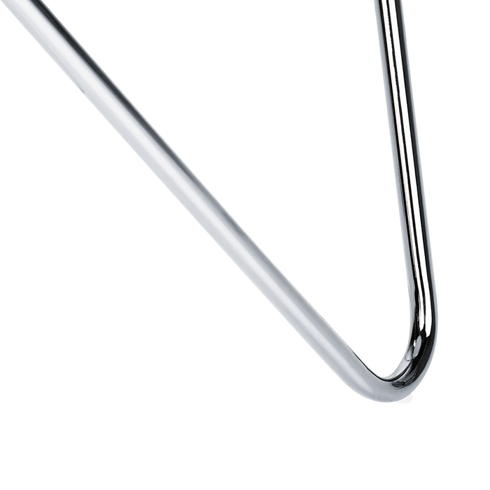 Tavolino Piano In Vetro Temperato Bianco Gambe A Forcella In Metallo Argento Forma Rotonda