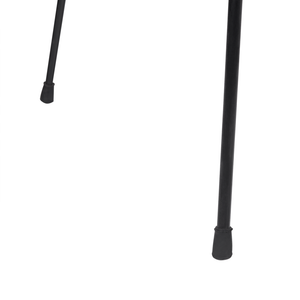 Set di 2 sedie da pranzo Sand Beige Rattan Vimini Struttura in metallo Nero Rustico per interni Boho Design