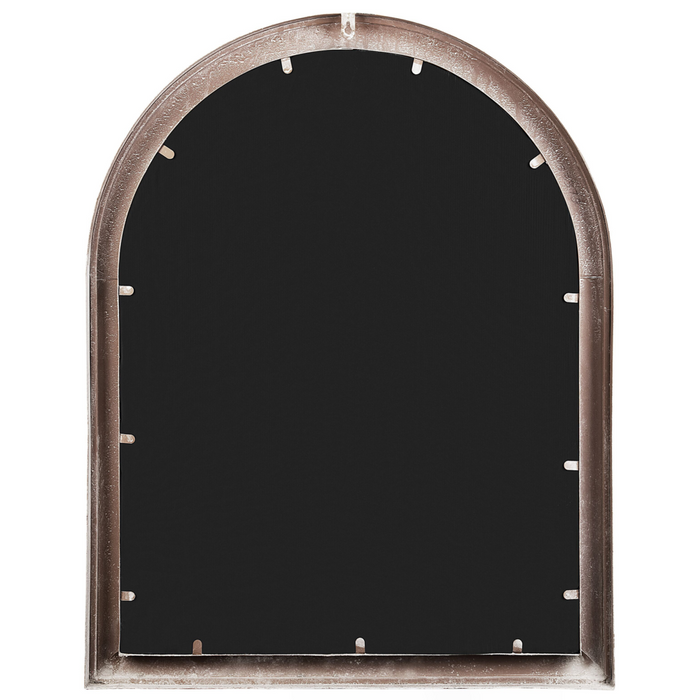 Specchio da parete Cornice in metallo beige 69 x 88 cm Dipinto tradizionale