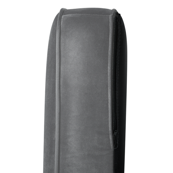 Divano Grigio 2 Posti Velluto Gambe In Legno Classico e moderno