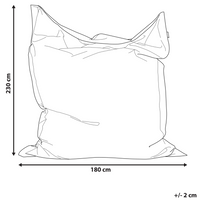 Pour Poltrona sacco extra large Pour Poltrona sacco gigante con cerniera rosa per distendersi