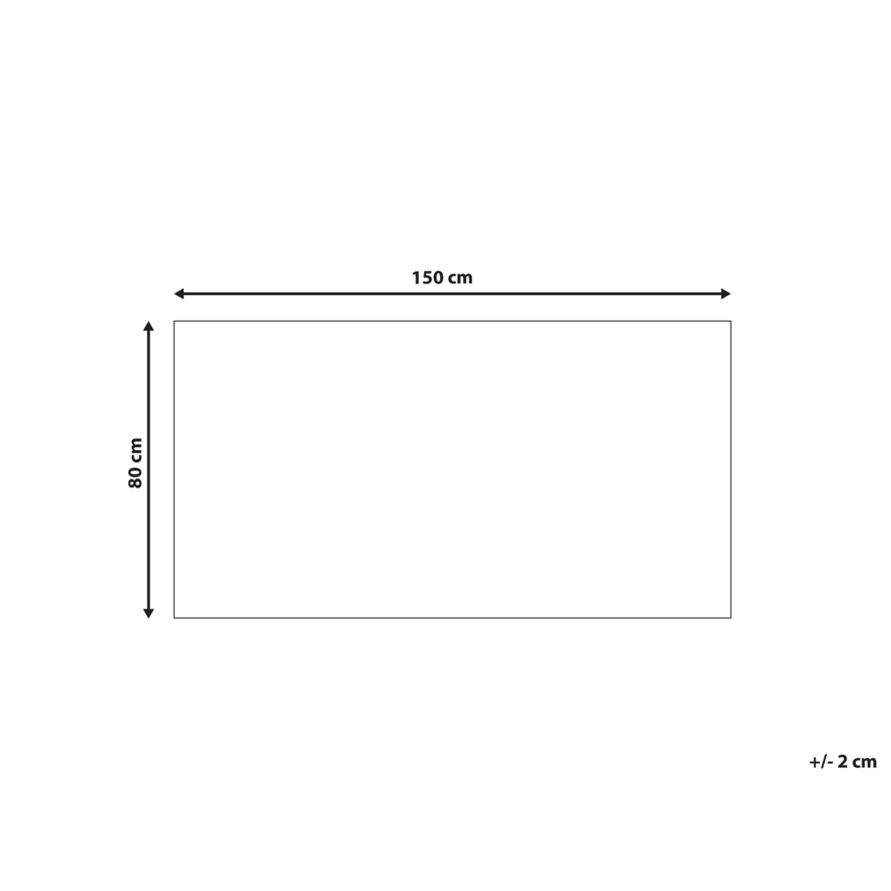 Tappeto in viscosa grigio scuro 80 x 150 cm a pelo corto capitonné moderno