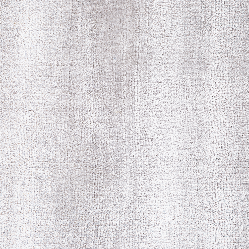 Tappeto in viscosa grigio chiaro 160 x 230 cm a pelo corto capitonné moderno