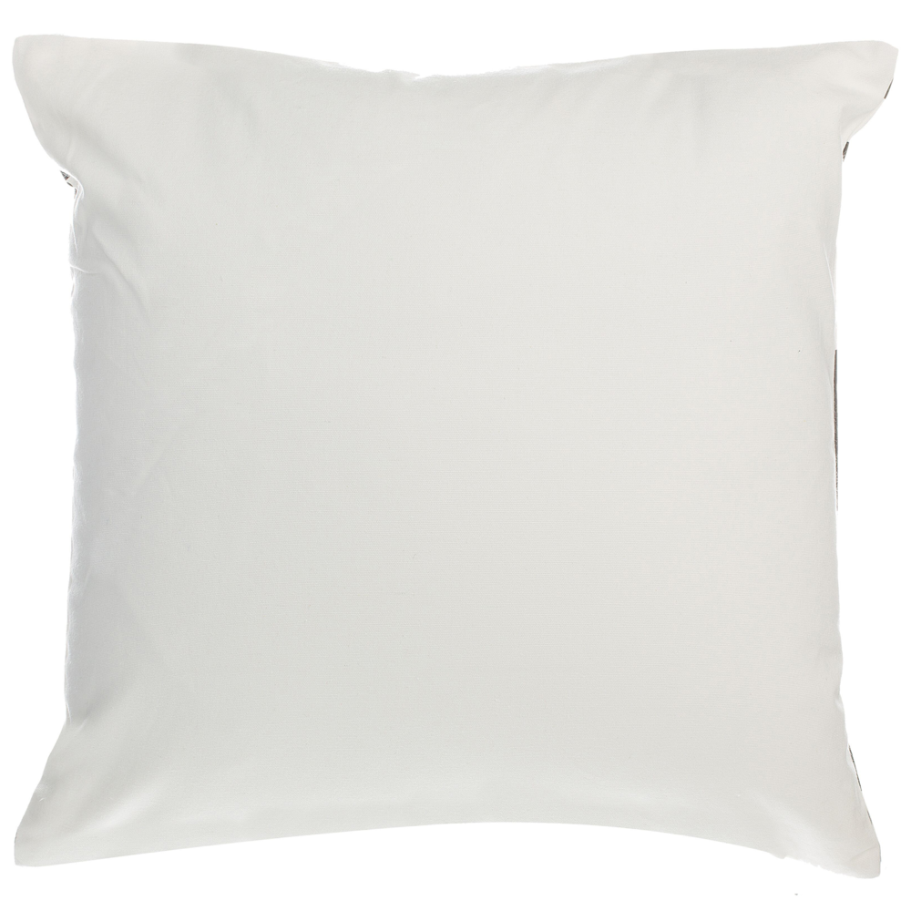 Set di 2 cuscini decorativi in cotone bianco e Nero motivo a rombi 45 x 45 cm stampa geometrica glamour arredamento moderno accessori