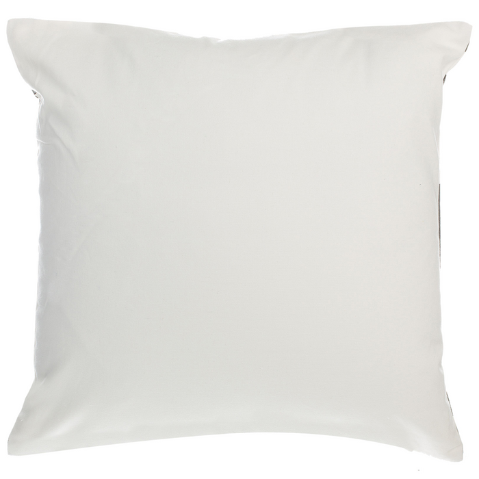 Set di 2 cuscini decorativi in cotone bianco e Nero motivo a rombi 45 x 45 cm stampa geometrica glamour arredamento moderno accessori