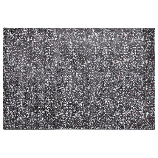 Tappeto da salotto Tappeto da soggiorno in viscosa grigio e argento 160 x 230 cm