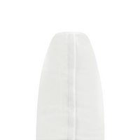 Set di fodere per cuscini per cuscini per sedile e schienale in tessuto di poliestere bianco sporco