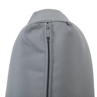 Set fodere per cuscini per set da giardino Cuscini sedile e schienale in tessuto poliestere grigio