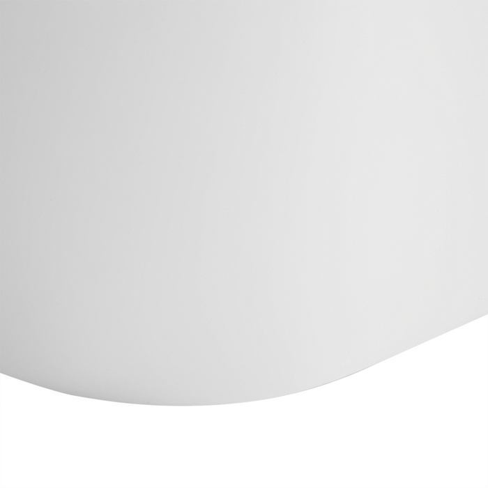 Bagno bianco con argento sanitario acrilico singolo 150 x 75 cm autoportante moderno