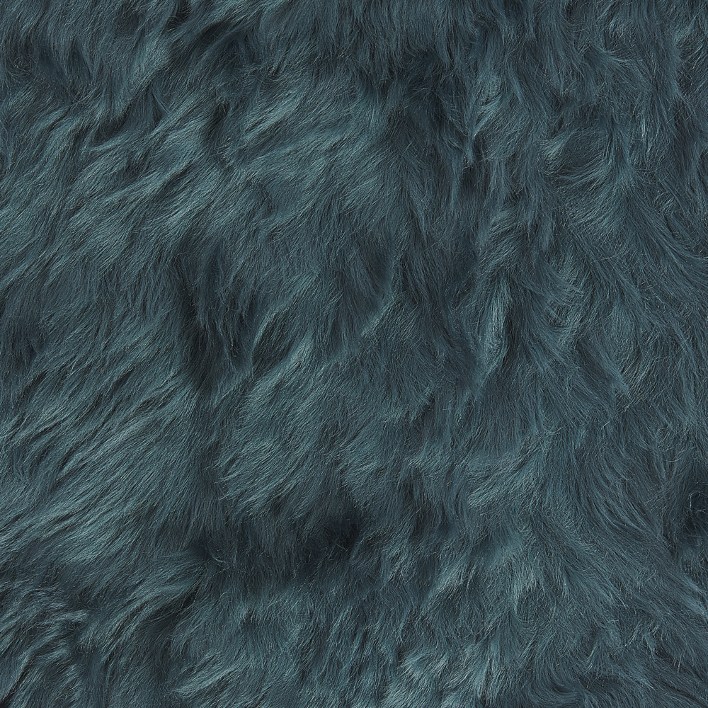 Tappeto in pelle in pelle di pecora verde scuro soffice copriletto 65 x 110 cm soggiorno camera da letto