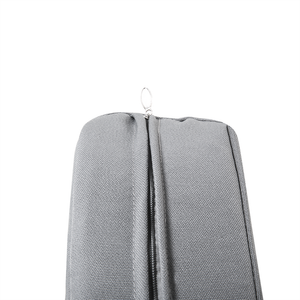 Set di 2 sedie da pranzo da giardino bianche con cuscino in finto rattan grigio. per esterni