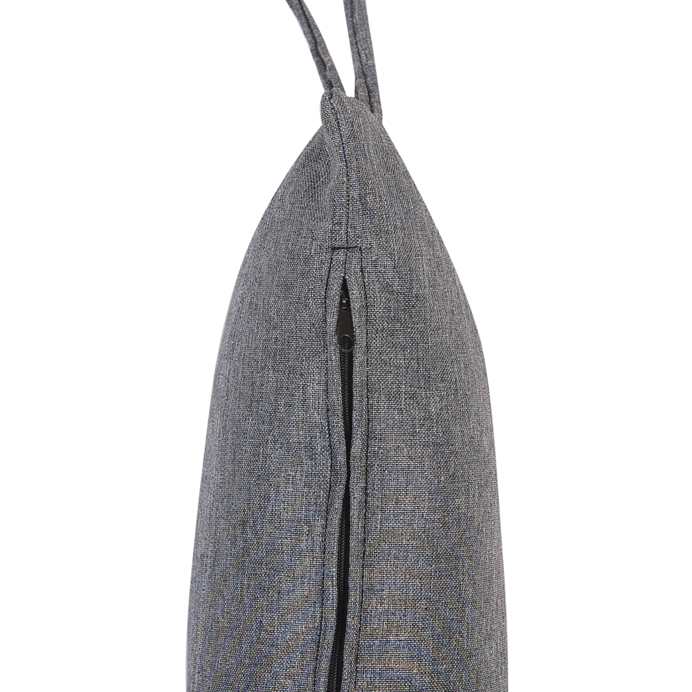 Sedia sospesa poltrona pensile Cestino di vimini rotondo in rattan Nero con cuscini Struttura in metallo Boho