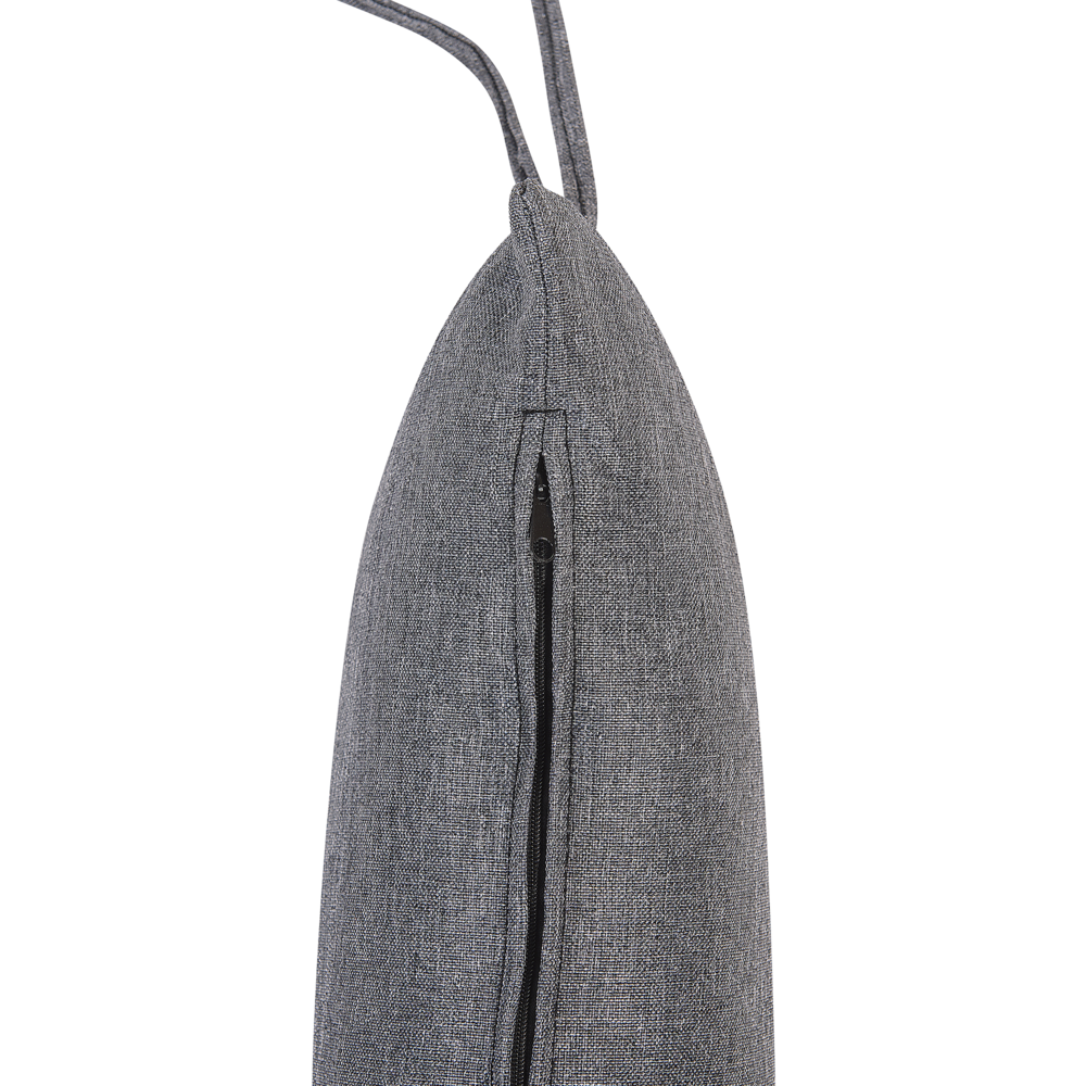 Sedia sospesa poltrona pensile con struttura in metallo rattan grigio per interni ed esterni a forma di uovo Boho